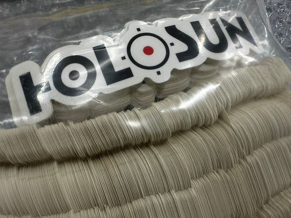 Holosun 限定ステッカー発注量倍増しました。