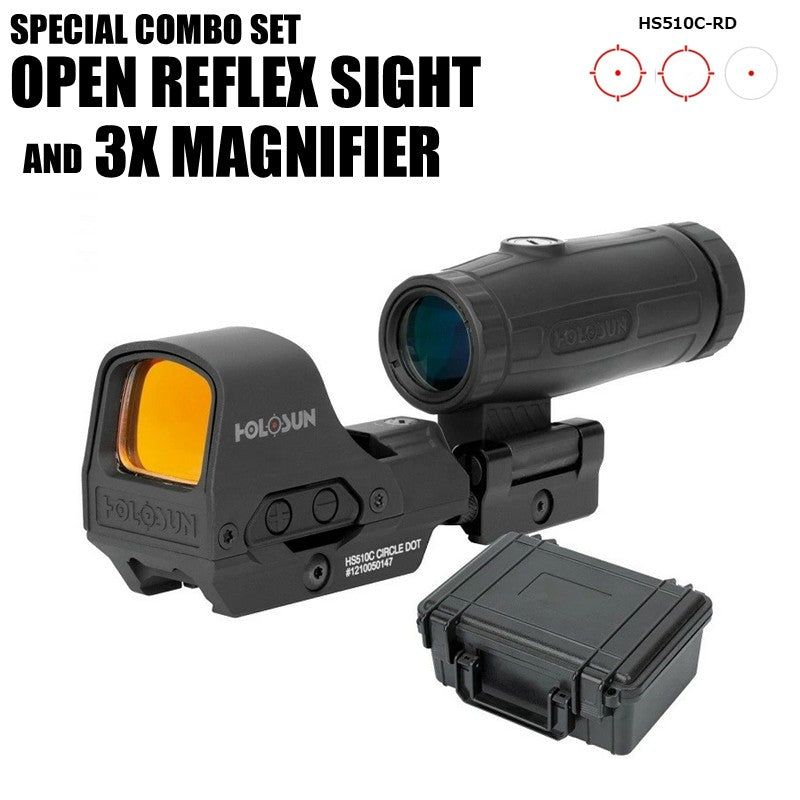 ㊗️土日限定値下げ中㊗️【実物】ホロサン HS503G Holosun HS503G-ACSS Micro Red Dot Sight ACSS CQB Reticle - Black